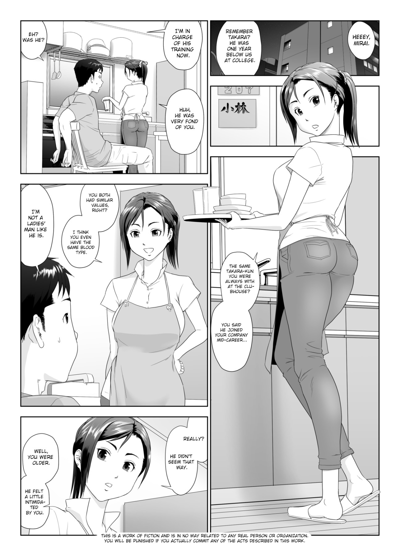 Hentai Manga Comic-A Wife Moaning To Another Man's Cock 1-Read-2